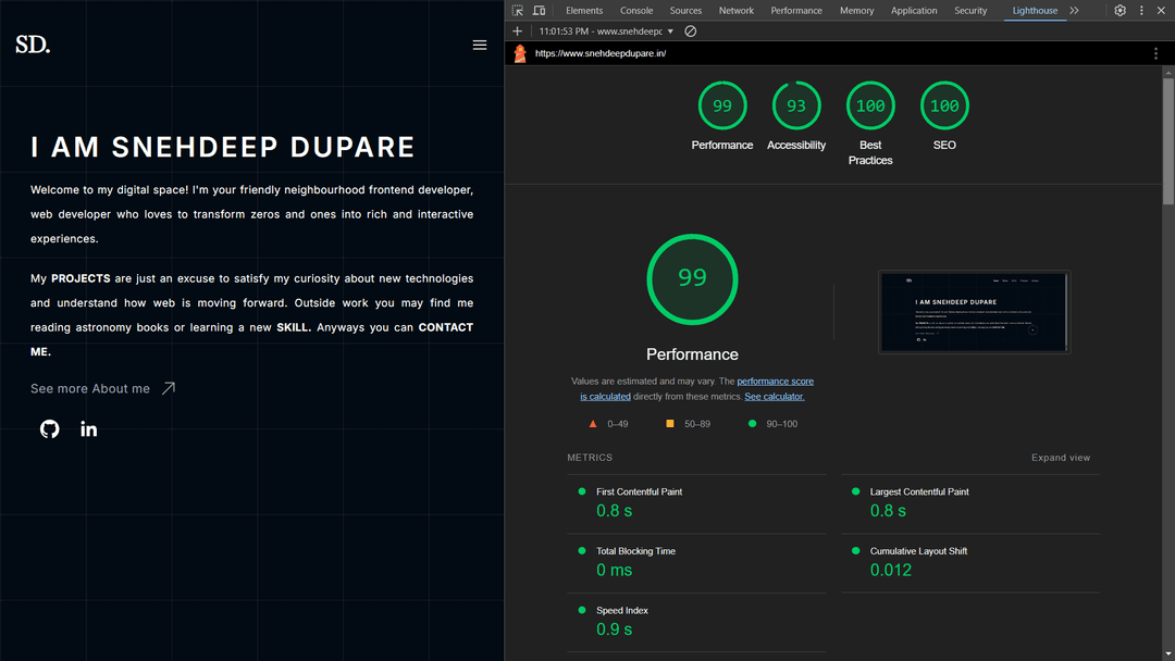 Snehdeep Dupare - Developer Portfolio